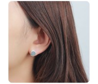 Silver Hoop Earring HO-2614